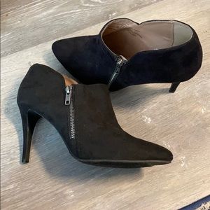 Mossimo Supply Co. Black heeled booties.